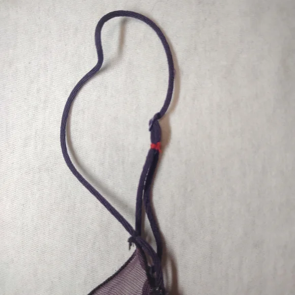 Free People Black&Red Drippy Velvet Print Boho Mini Slip Tank Cami Tunic| Small - Picture 8 of 8